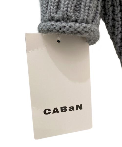 CABAN（キャバン）CABAN (キャバン) コットンカシミヤワッフル タートルネックプルオーバー グレー サイズ:Freeの古着・服飾アイテム