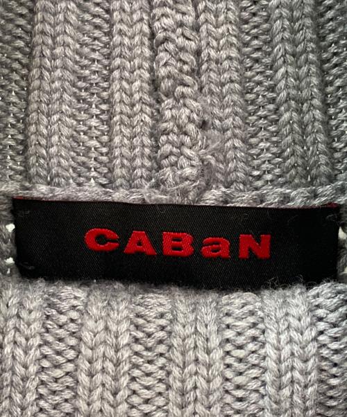 CABAN（キャバン）CABAN (キャバン) コットンカシミヤワッフル タートルネックプルオーバー グレー サイズ:Freeの古着・服飾アイテム