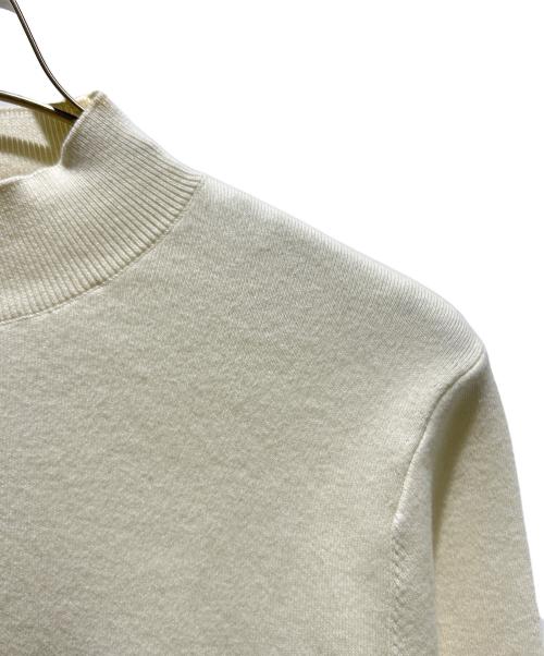 CABAN（キャバン）CABAN (キャバン) コットンカシミヤ クロップドモックネックプルオーバー 39-02-24-02004 ホワイト サイズ:Fの古着・服飾アイテム