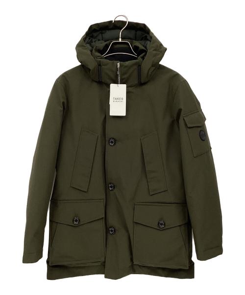 TAKEO KIKUCHI（タケオキクチ）TAKEO KIKUCHI (タケオキクチ) 河田フェザーダウンブルゾン オリーブ サイズ:2 未使用品の古着・服飾アイテム
