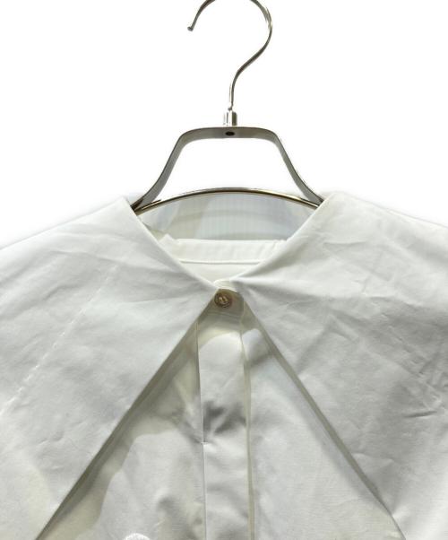 yori shirocon（ヨリ シロコン）yori shirocon (ヨリ シロコン) ビッグサボンブラウス ホワイト サイズ:３６の古着・服飾アイテム