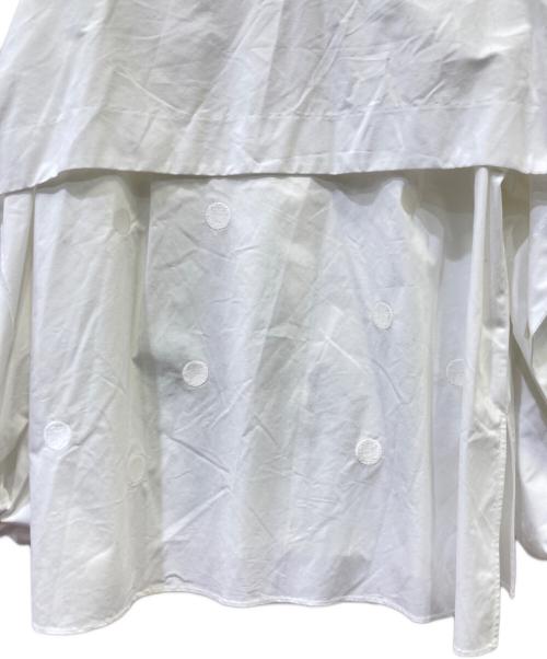 yori shirocon（ヨリ シロコン）yori shirocon (ヨリ シロコン) ビッグサボンブラウス ホワイト サイズ:３６の古着・服飾アイテム
