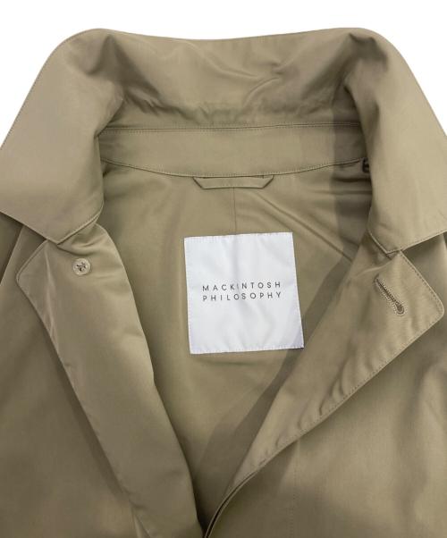 MACKINTOSH PHILOSOPHY（マッキントッシュ フィロソフィー）MACKINTOSH PHILOSOPHY (マッキントッシュ フィロソフィー) ステンカラーコート ベージュ サイズ:38の古着・服飾アイテム