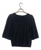 FOXEYフォクシー）の古着「KNIT TOP CRESCENT」｜ブラック
