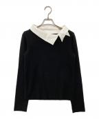 FOXEYフォクシー）の古着「カシミヤシルク 2Wayニット」｜ブラック