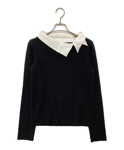 FOXEY（フォクシー）FOXEY (フォクシー) カシミヤシルク 2Wayニット ブラック サイズ:38の古着・服飾アイテム