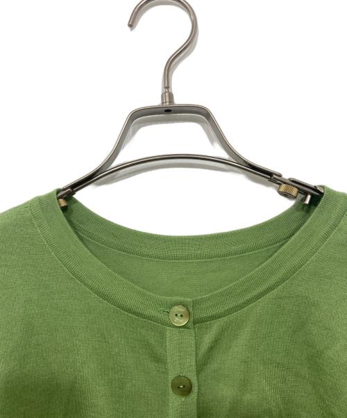 FOXEY（フォクシー）FOXEY (フォクシー) カシミヤシルク2Wayニット グリーン サイズ:40の古着・服飾アイテム