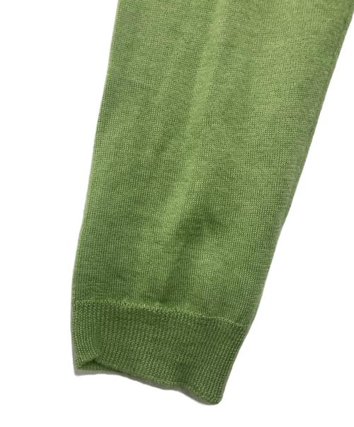 FOXEY（フォクシー）FOXEY (フォクシー) カシミヤシルク2Wayニット グリーン サイズ:40の古着・服飾アイテム