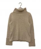 FOXEYフォクシー）の古着「カシミヤ混タートルネックニット」｜ベージュ