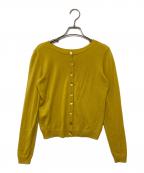 FOXEYフォクシー）の古着「カシミヤシルク2Wayニット/リュックサンプールセーター」｜イエロー