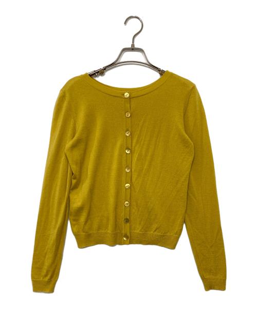 FOXEY（フォクシー）FOXEY (フォクシー) カシミヤシルク2Wayニット/リュックサンプールセーター イエロー サイズ:40の古着・服飾アイテム