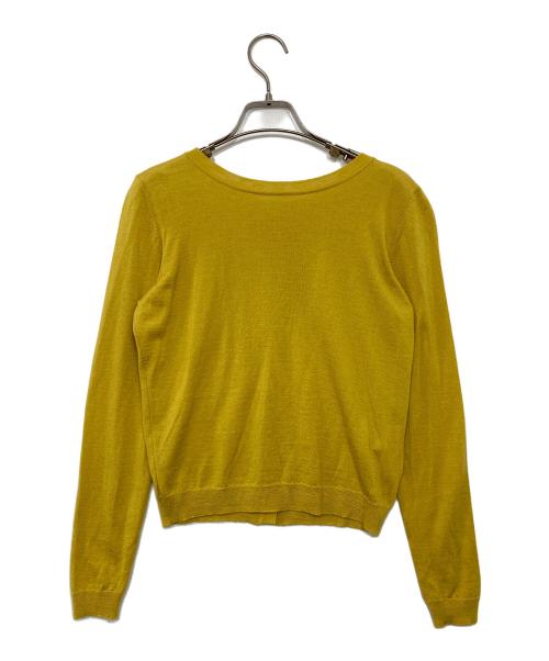 FOXEY（フォクシー）FOXEY (フォクシー) カシミヤシルク2Wayニット/リュックサンプールセーター イエロー サイズ:40の古着・服飾アイテム