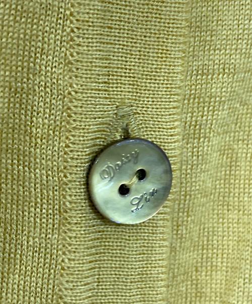 FOXEY（フォクシー）FOXEY (フォクシー) カシミヤシルク2Wayニット/リュックサンプールセーター イエロー サイズ:40の古着・服飾アイテム