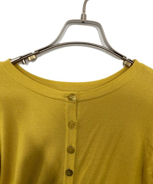 FOXEY（フォクシー）FOXEY (フォクシー) カシミヤシルク2Wayニット/リュックサンプールセーター イエロー サイズ:40の古着・服飾アイテム