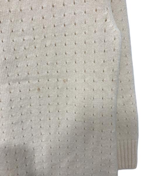 FOXEY（フォクシー）FOXEY (フォクシー) ミンクファー付カシミヤカーディガン アイボリー サイズ:40の古着・服飾アイテム