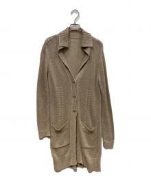 FOXEY（フォクシー）の古着「ロングカーディガン  	Beach Coat　35497-KSJFG28FK」｜ベージュ