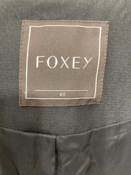FOXEY（フォクシー）FOXEY (フォクシー) Peter Pan Pearl Jacket ブラック サイズ:40の古着・服飾アイテム