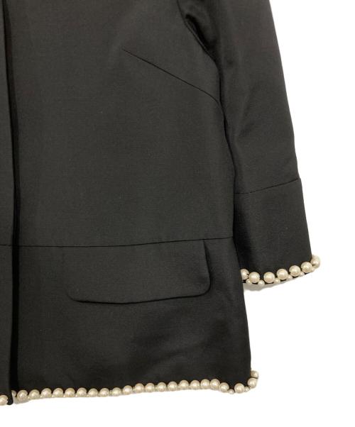 FOXEY（フォクシー）FOXEY (フォクシー) Peter Pan Pearl Jacket ブラック サイズ:40の古着・服飾アイテム