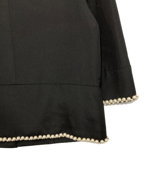 FOXEY（フォクシー）FOXEY (フォクシー) Peter Pan Pearl Jacket ブラック サイズ:40の古着・服飾アイテム