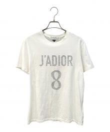 Christian Dior（クリスチャン ディオール）の古着「J'ADIOR 8ロゴ 半袖Tシャツ」｜ホワイト