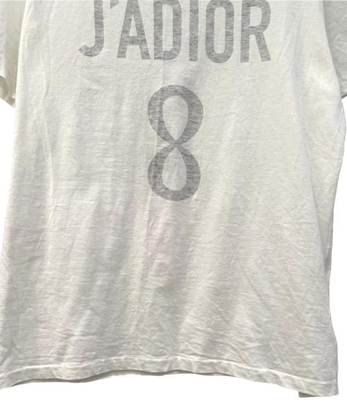 Christian Dior（クリスチャン ディオール）Christian Dior (クリスチャン ディオール) J'ADIOR 8ロゴ 半袖Tシャツ ホワイト サイズ:Sの古着・服飾アイテム
