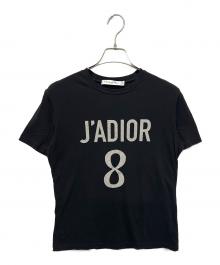 Christian Dior（クリスチャン ディオール）の古着「J’ADIOクルーネックカットソー/クリスチャンディオール CHRISTIAN DIOR J'ADIOR 8」｜ブラック