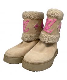 LOUIS VUITTON（ルイ ヴィトン）の古着「ムートンショートブーツ」｜ベージュ