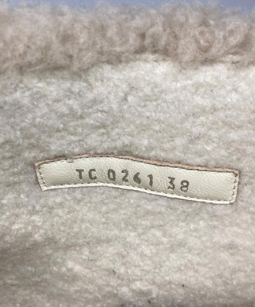 LOUIS VUITTON（ルイ ヴィトン）LOUIS VUITTON (ルイ ヴィトン) ムートンショートブーツ ベージュ サイズ:38の古着・服飾アイテム