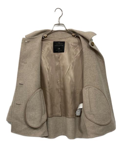 23区（ニジュウサンク）23区 (ニジュウサンク) MANTECOPure リバーステンカラーコート ベージュ サイズ:32の古着・服飾アイテム