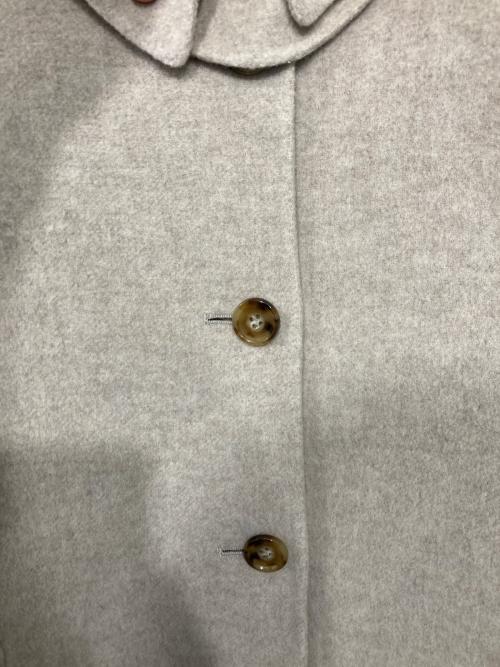 23区（ニジュウサンク）23区 (ニジュウサンク) MANTECOPure リバーステンカラーコート ベージュ サイズ:32の古着・服飾アイテム