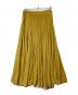 CP Shades（シーピーシェイズ）の古着「ベロアスカート」｜イエロー