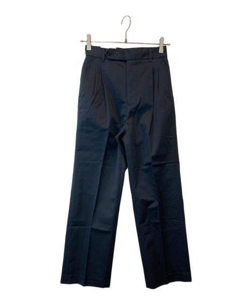 FARAH（ファーラー）FARAH (ファーラー) Two Tuck Side Adjustable Pants ツータックサイドアジャスタブルパンツ ネイビー サイズ:26 未使用品の古着・服飾アイテム