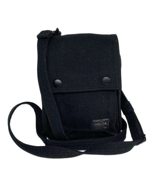 PORTER（ポーター）PORTER (ポーター) スモーキーショルダーバッグ ブラックの古着・服飾アイテム