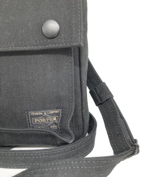 PORTER（ポーター）PORTER (ポーター) スモーキーショルダーバッグ ブラックの古着・服飾アイテム