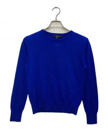 UNTITLED（アンタイトル）の古着「クルーネックウールニット」｜ブルー