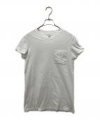 HERMESエルメス）の古着「Hロゴ刺繍カットワンピース」｜ホワイト