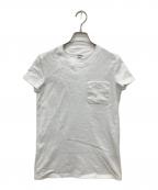 HERMESエルメス）の古着「Hロゴ刺繍カットワンピース」｜ホワイト