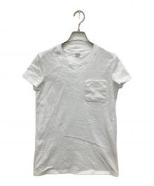 HERMES（エルメス）の古着「Hロゴ刺繍カットワンピース」｜ホワイト