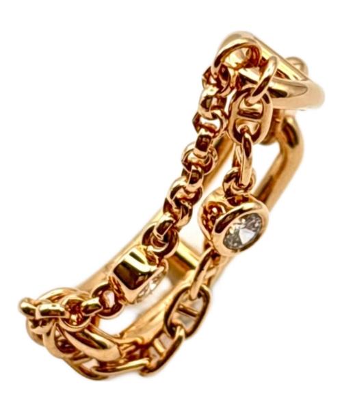 HERMES（エルメス）HERMES (エルメス) シェーヌダンクル・カオスPM/Chaine d'ancre Chaos ring/H222627B 00050 サイズ:53/11号の古着・服飾アイテム