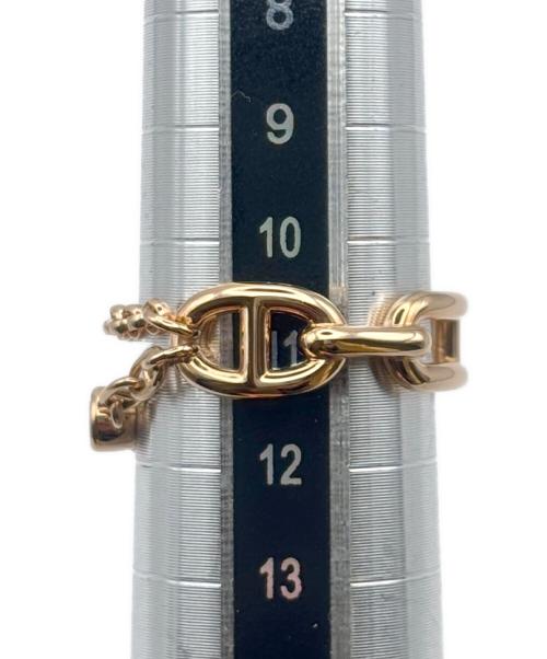 HERMES（エルメス）HERMES (エルメス) シェーヌダンクル・カオスPM/Chaine d'ancre Chaos ring/H222627B 00050 サイズ:53/11号の古着・服飾アイテム