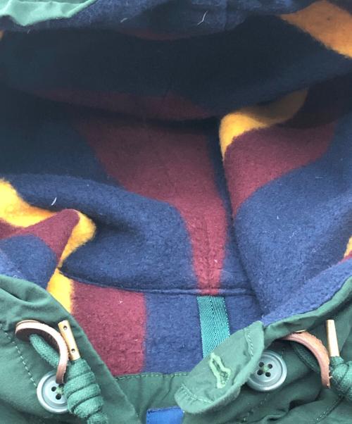 POLO RALPH LAUREN（ポロ・ラルフローレン）POLO RALPH LAUREN (ポロ・ラルフローレン) フーデッドロゴコート グリーン サイズ:Ｓの古着・服飾アイテム