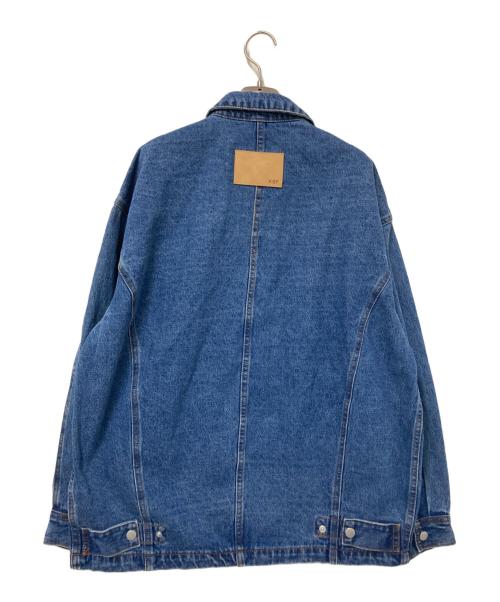 KBF（ケービーエフ）KBF (ケービーエフ) カラーデニムブルゾン ブルー サイズ:oneの古着・服飾アイテム