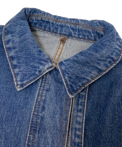 KBF（ケービーエフ）KBF (ケービーエフ) カラーデニムブルゾン ブルー サイズ:oneの古着・服飾アイテム