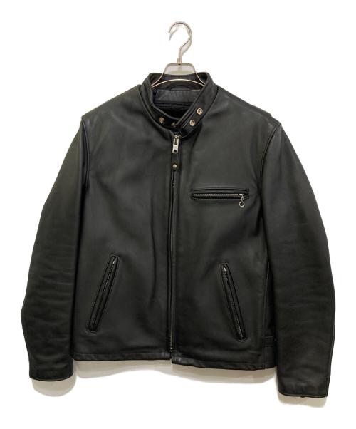 Schott（ショット）Schott (ショット) ライナー付シングルライダースジャケット　6061 ブラック サイズ:42の古着・服飾アイテム