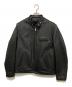 Schott（ショット）の古着「ライナー付シングルライダースジャケット　6061」｜ブラック