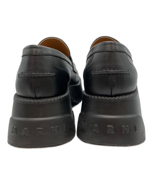 MARNI（マルニ）MARNI (マルニ) プラットフォーム ローファー ブラック サイズ:36の古着・服飾アイテム