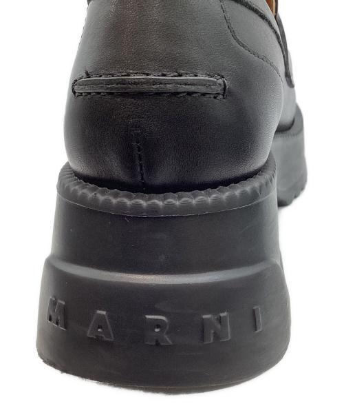 MARNI（マルニ）MARNI (マルニ) プラットフォーム ローファー ブラック サイズ:36の古着・服飾アイテム