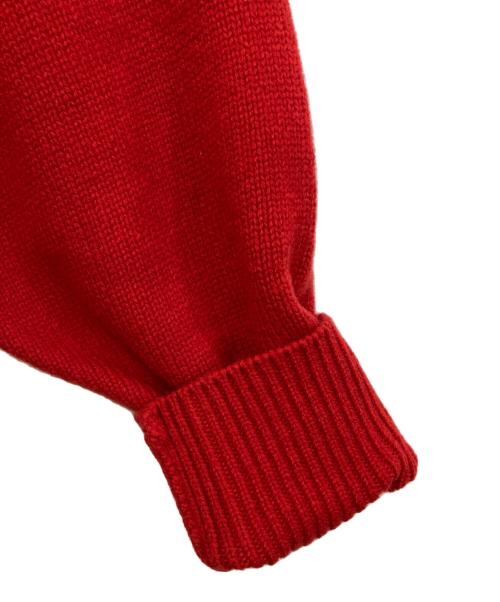 house of lotus（ハウスオブロータス）house of lotus (ハウスオブロータス) ファインウールVネックプルオーバー レッド サイズ:M 未使用品の古着・服飾アイテム