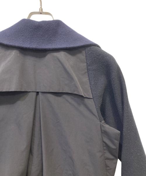 Y's（ワイズ）Y's (ワイズ) 異素材チェスターコート ブラック×ネイビー サイズ:１の古着・服飾アイテム