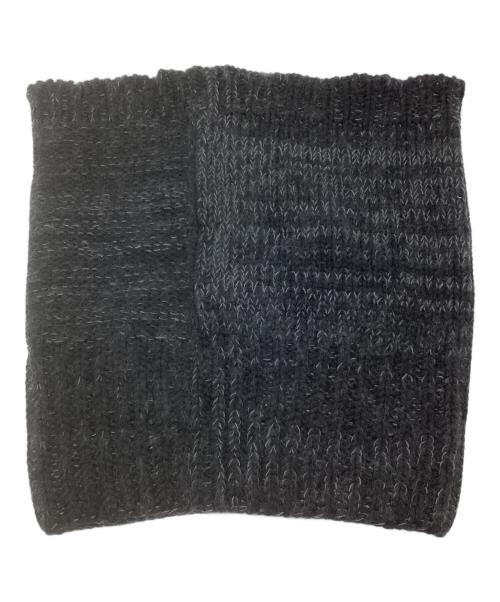 ASAUCE MELER（アソースメレ）ASAUCE MELER (アソースメレ) スヌード ブラックの古着・服飾アイテム